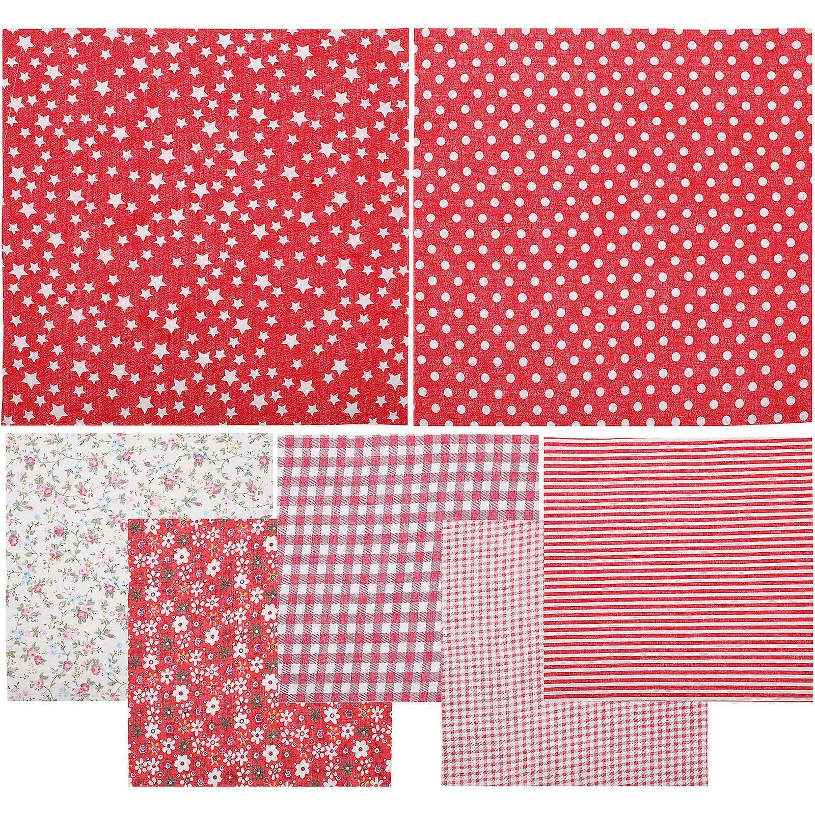 7Pcs Printed Cotton DIY Cloth Creative Sewing Fabric Handmade Patchwork Fabric