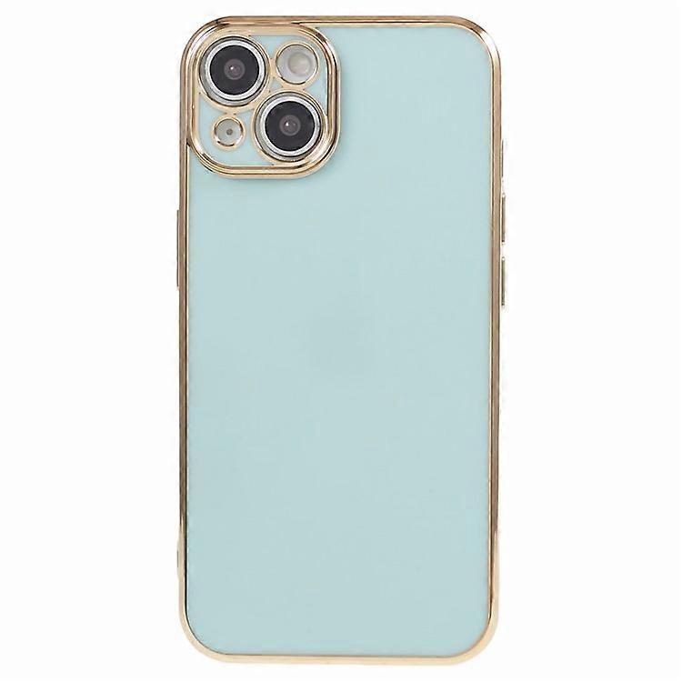 Compatible For iPhone 14 Plus Case Glossy 6D Electroplating TPU Protective Cover