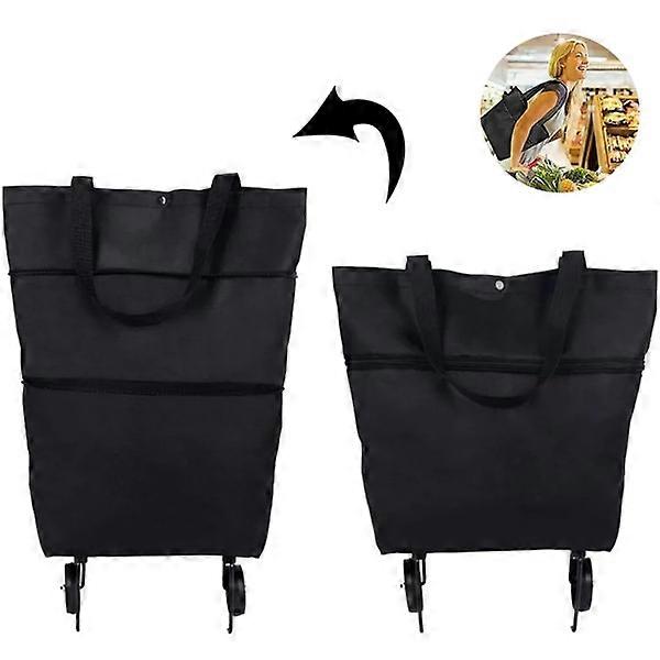 1 piece 2 in 1 foldable shopping bag, portable design, environmentally friendly shopping