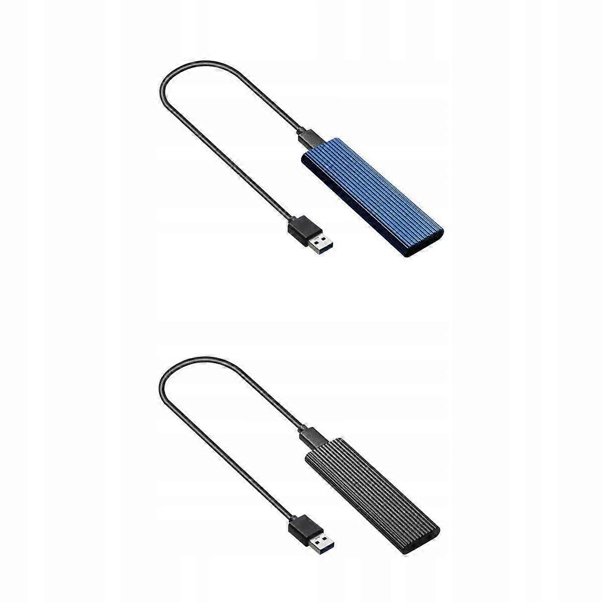 USB 3.0 إلى Ngff M.2 / B مفتاح 6 جيجابت في الثانية قارئ محول حالة الضميمة SSD