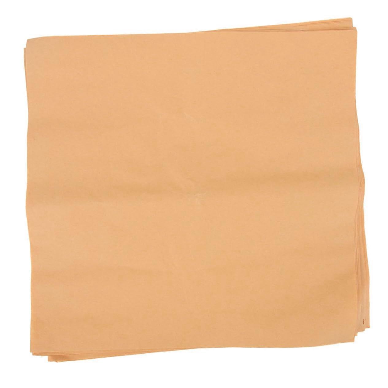 20 Fat-Resistant Parchment Paper Sheets for Pottery Crafts, Brown Crafting Sheets, Waterproof Baking Paper 1