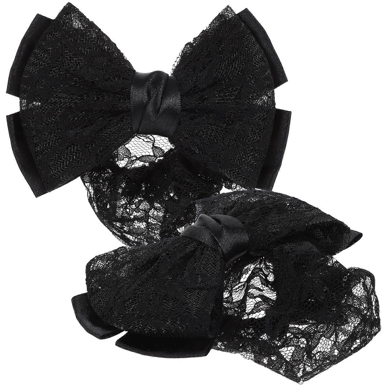 Chic Bun Bow Hairpiece with Great for Professional Environments