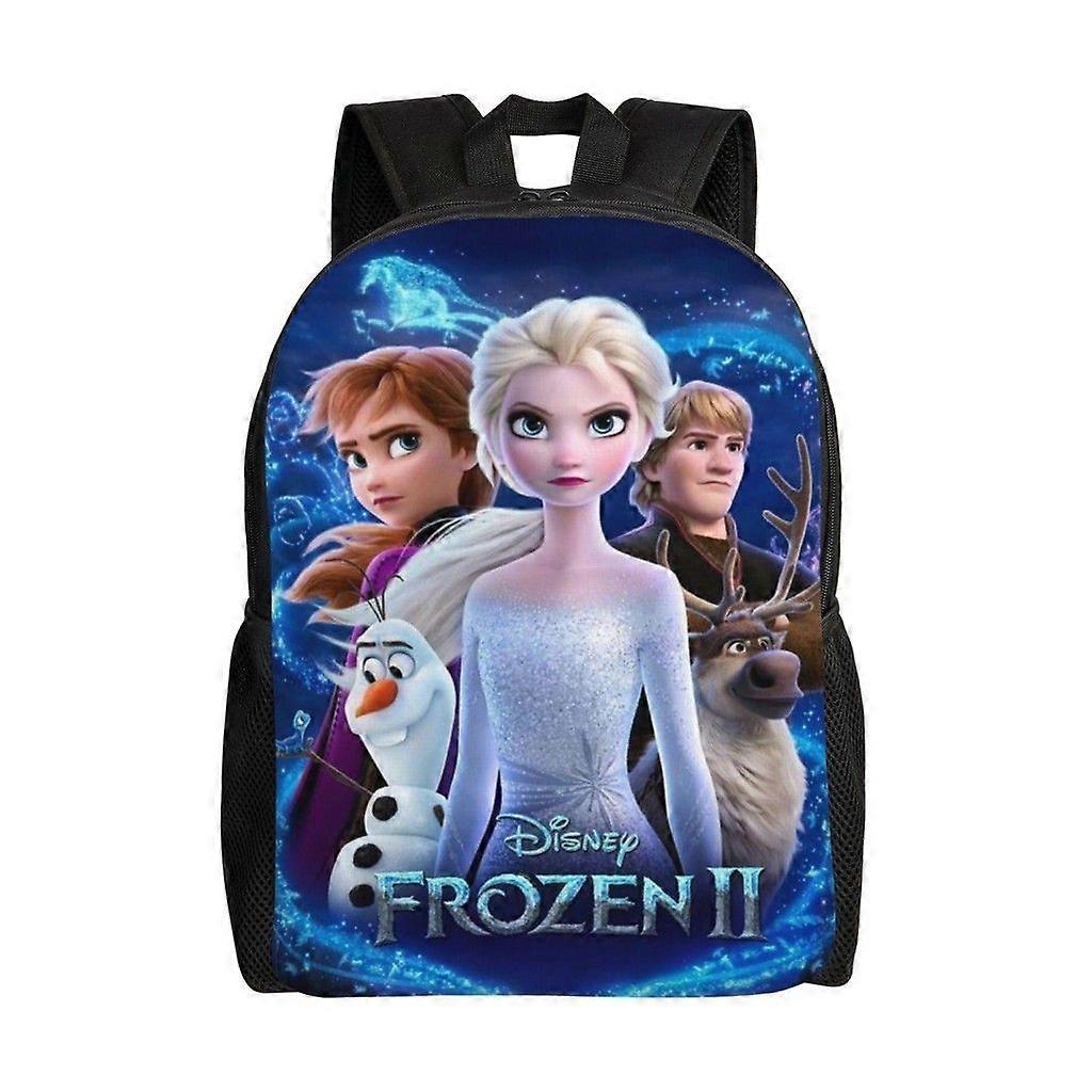 Frozen Versatile Backpack Washable casual style School Student Backpack Trendy Oxford Cloth Computer Bag Unisex-hk3880