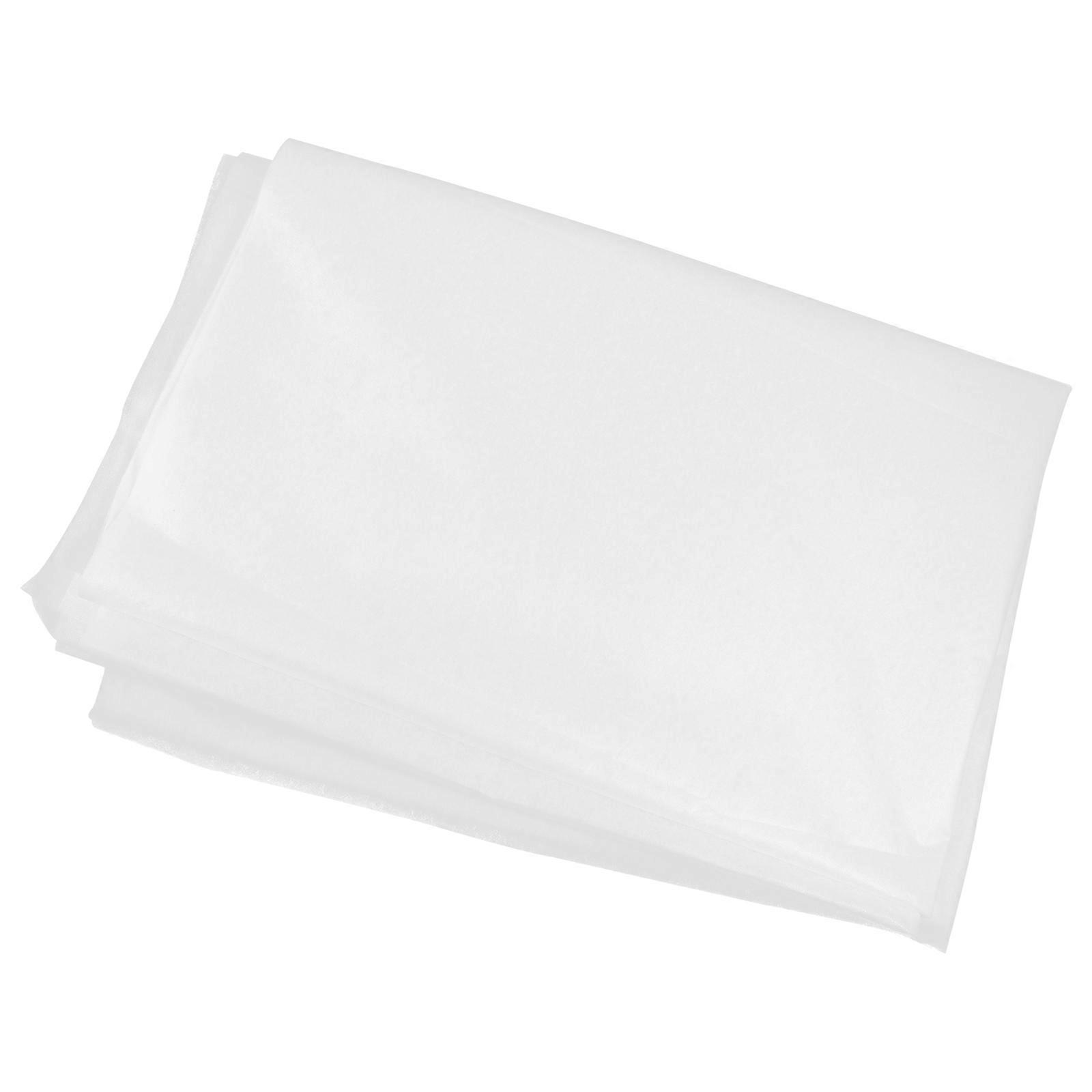 Lightweight Non Woven Fusible Interlining for Embroidery, Adhesive Interfacing for DIY Clothing, Patchwork & Applique Stitching, White, Durable