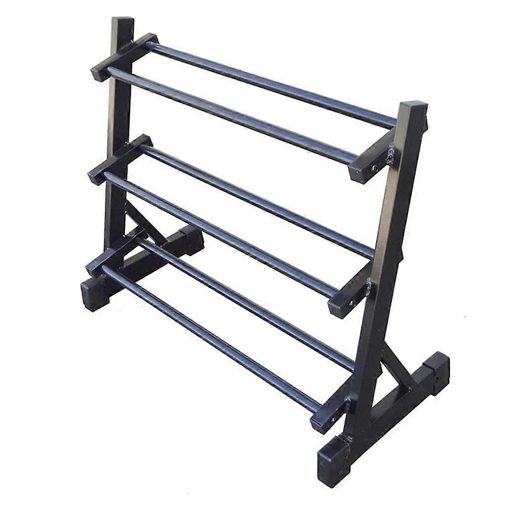 Hantelbäume Dumbbell Rack MultiLayer Stand (Black, 70x32x58cm)