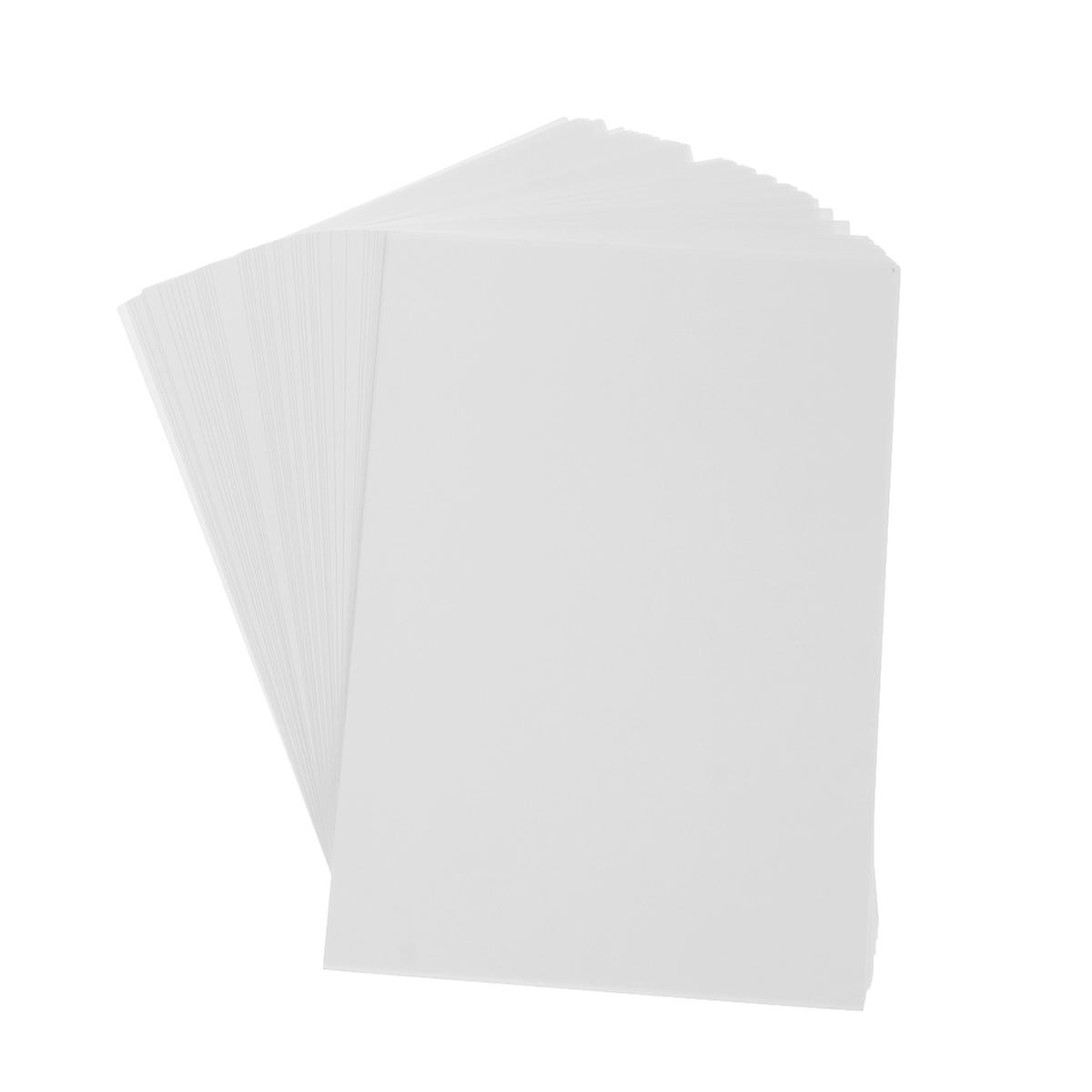 Craft Paper Sheets Handcrafting Multipurpose Paper DIY Crafting Tools Rectangular White 50Pack