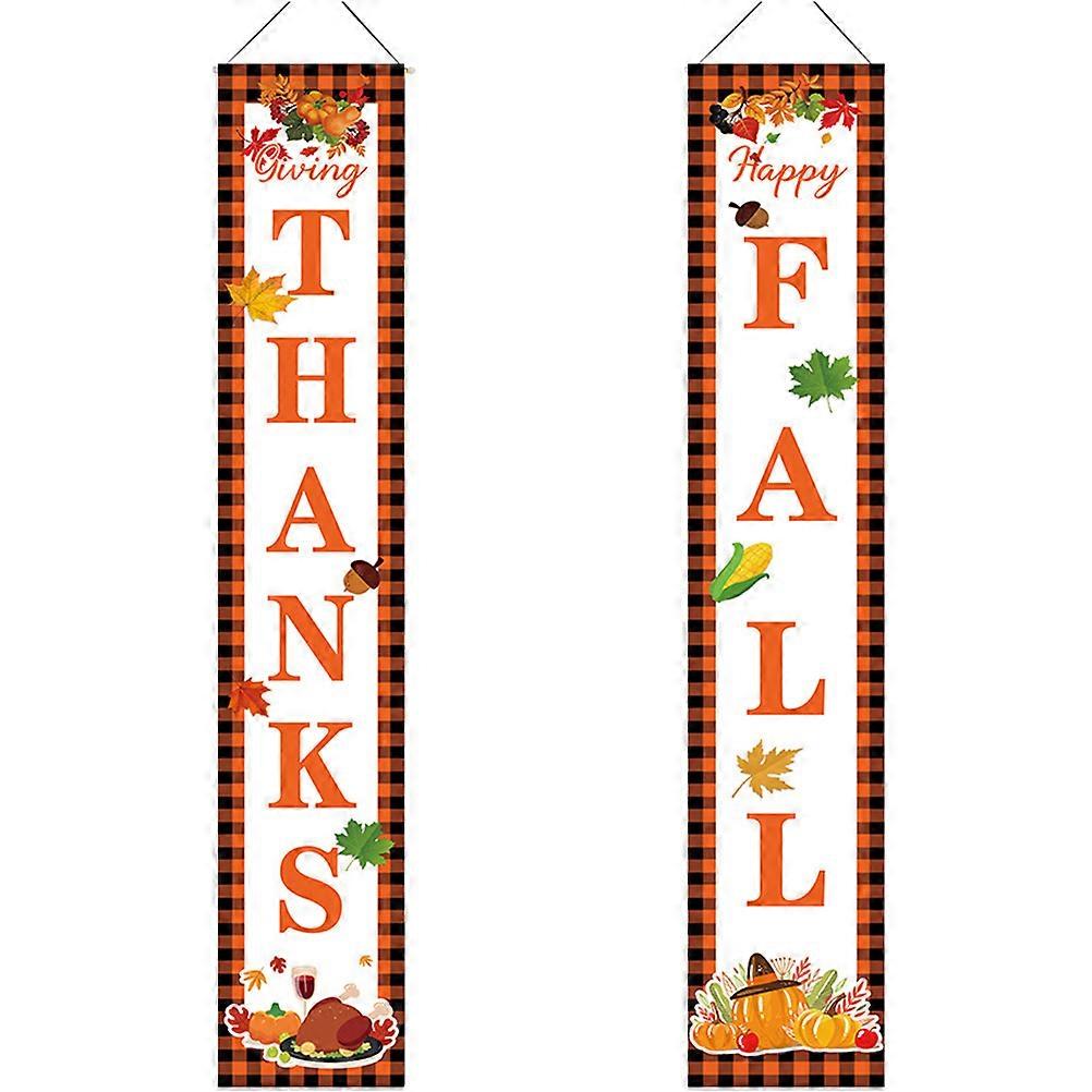 a creative and festive Thanksgiving/autumn themed couplet style door banner description that combines cozy fall vibes with seasonal charm:
π