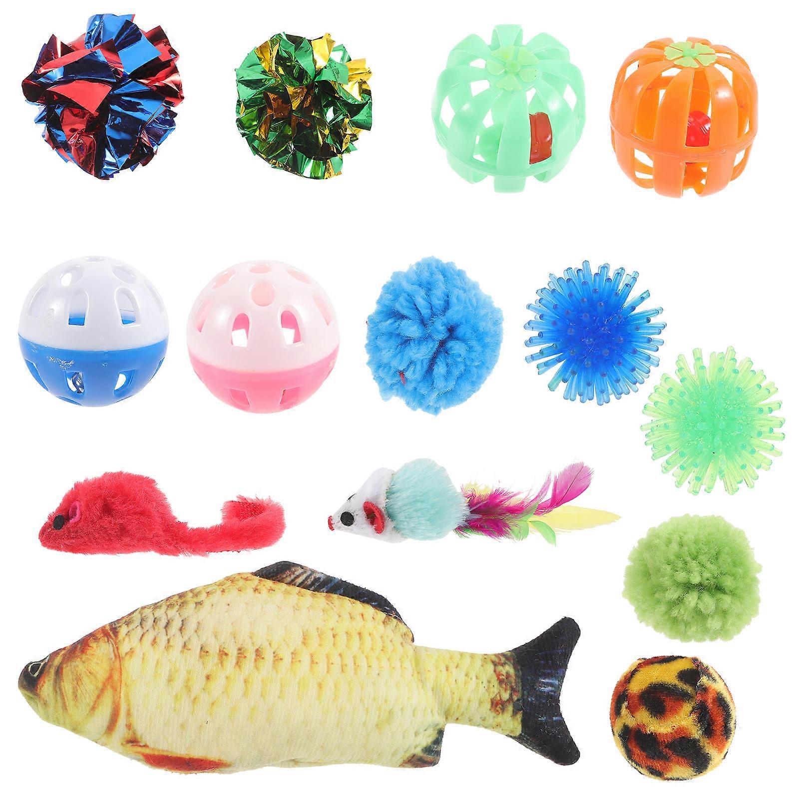 Active Cat Toys For Indoor Cats Interactive Cat Toys Set Improve Relationship with Cats 1Set