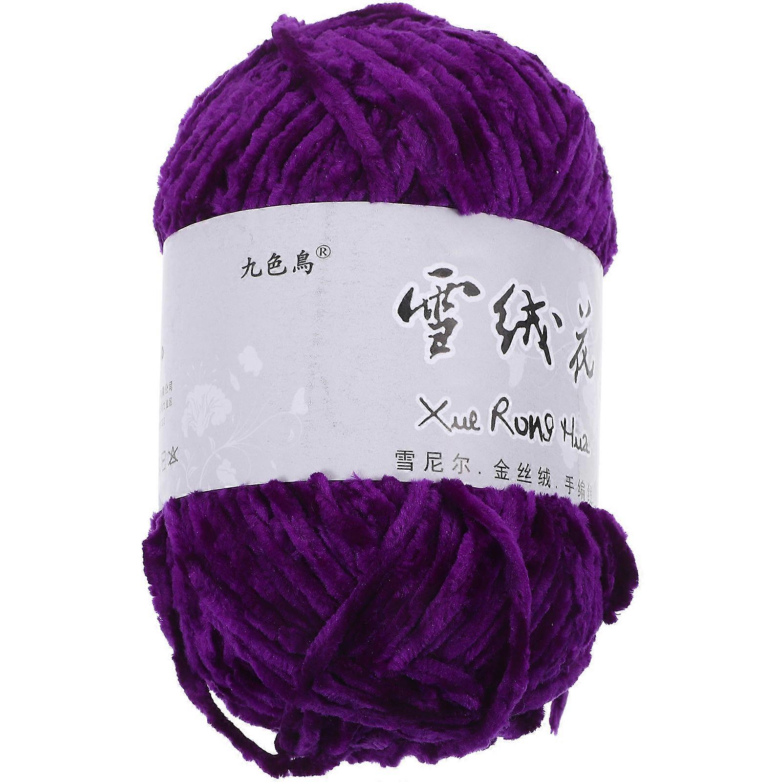 Yarn For Beginner Crocheting Wool Yarn DIY Projects Decoration Light Pink 1 Roll