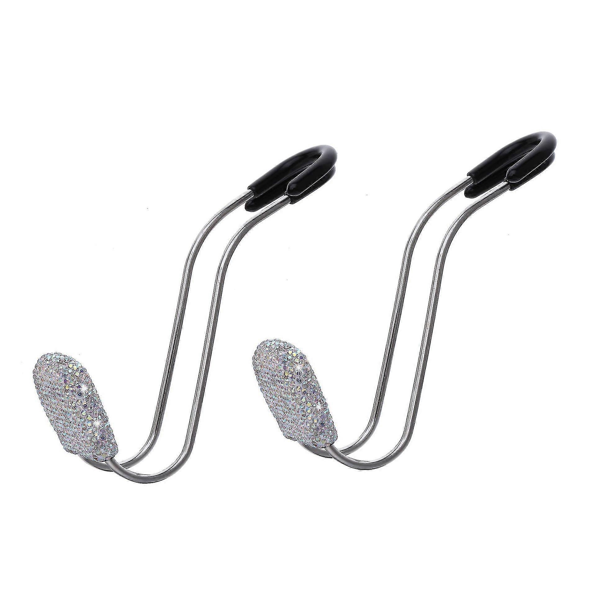 Universal Bling Car Seat Back Hook Headrest Hook Rhinestone 2pcs