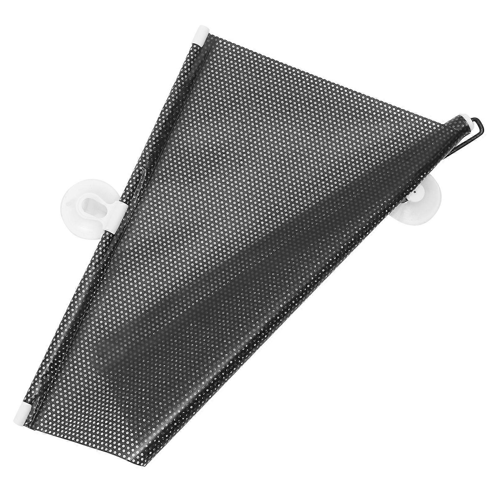 Retractable Car Window Sunshade with Suction Cups, Heat Insulating Side Windshield Curtain, Compact PVC Aluminum Foil Sun Visor Protector for Summer