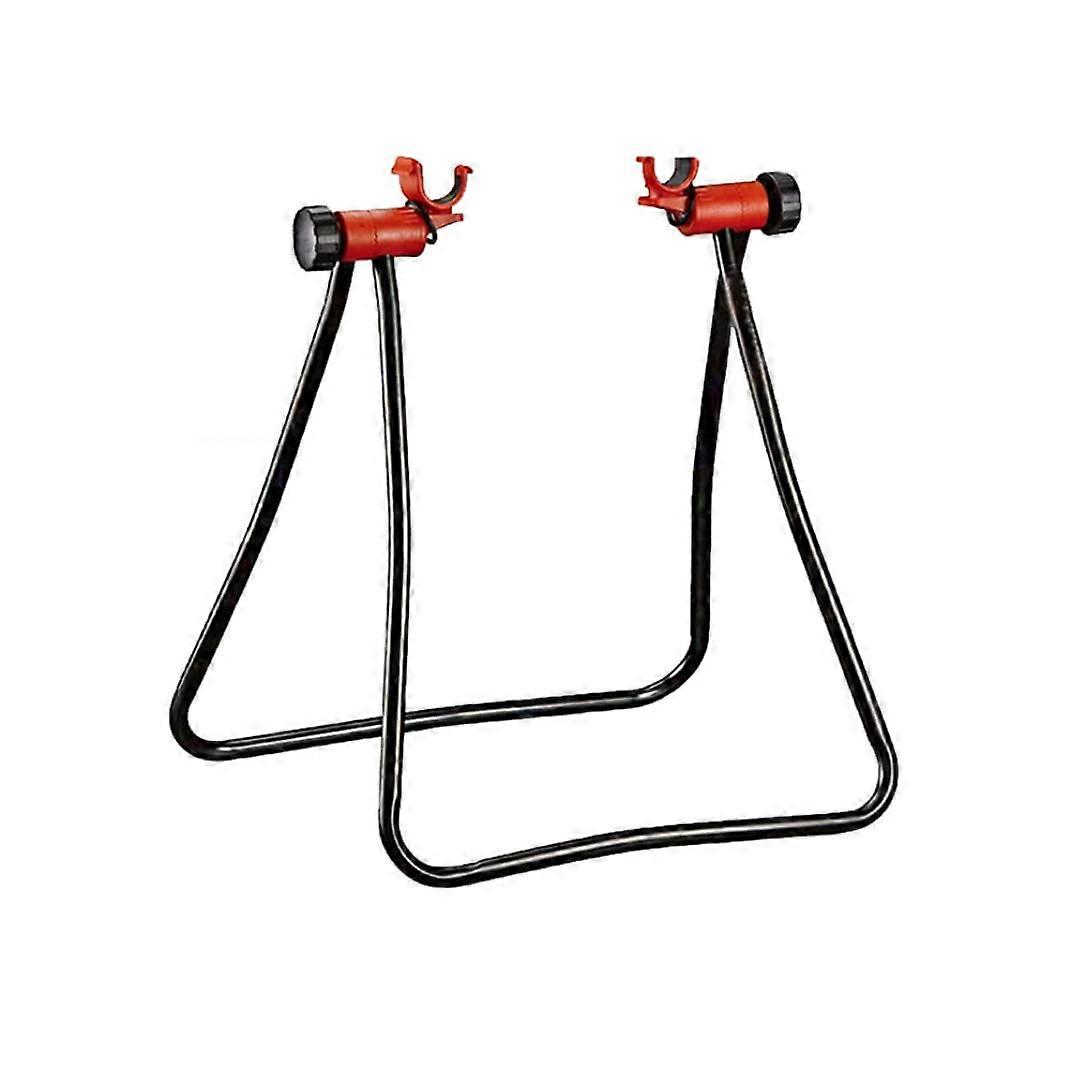 Bicycle Kickstand Adjustable Foldable Bike Stand for Mountain Bikes, Height Adjustable Repair Rack for Wheel Hub Compatibility