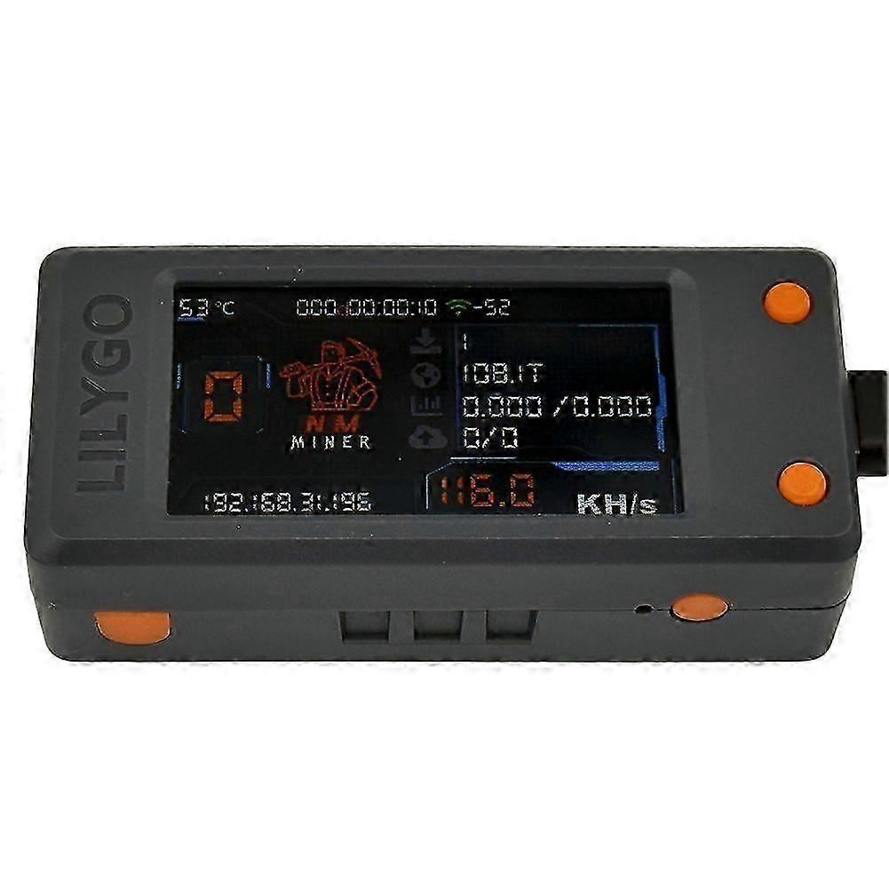 Upgrade Nerdminer 118KH/S BTC Solo Lottery Miner with 1.91inch Color Screen Bitcoin BTC Miner Nerd