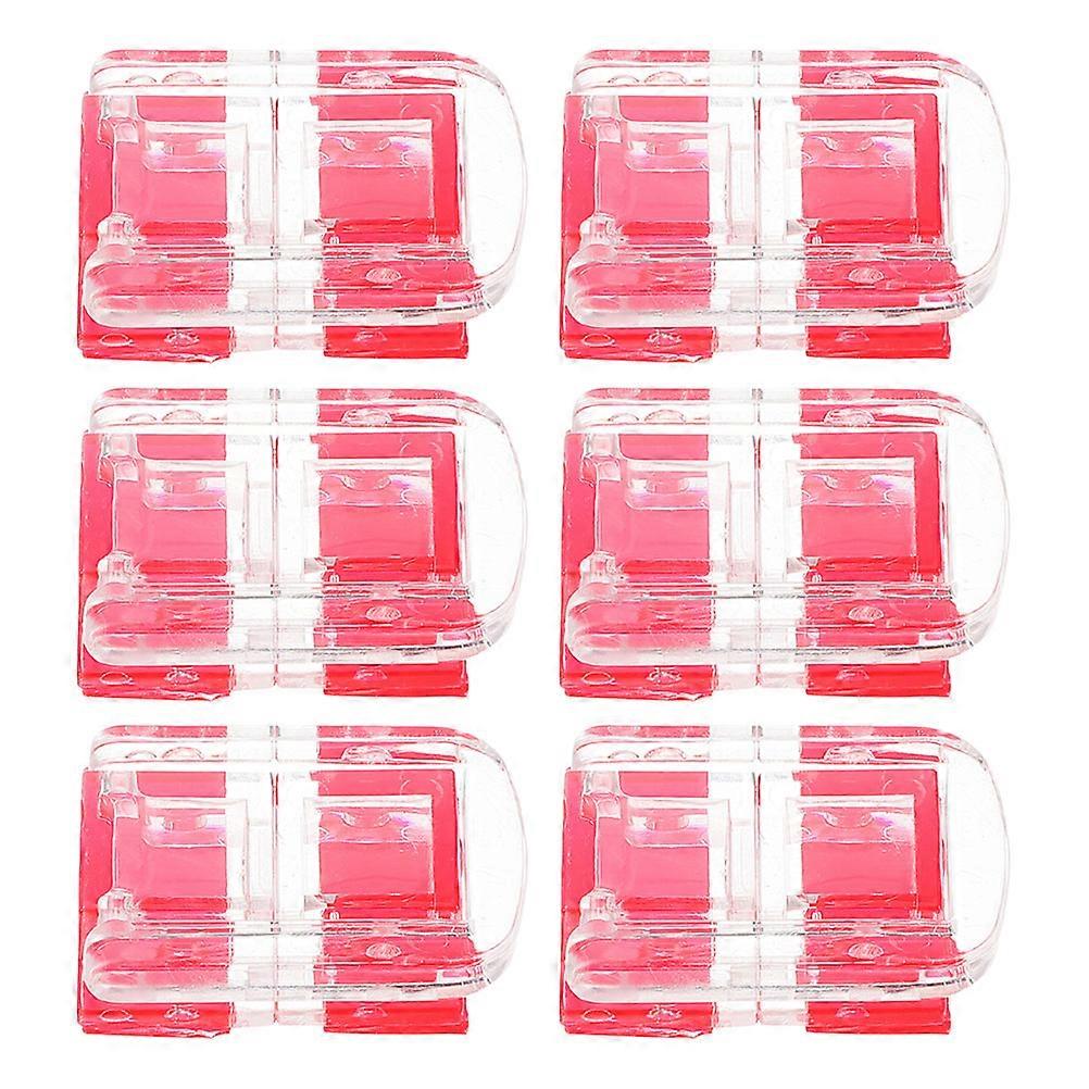Self Adhesive Clasp Hinge Hasp Transparent No Drill Installation For Drawers Jewelry Boxes Strong Adhesive Latch 6Pcs