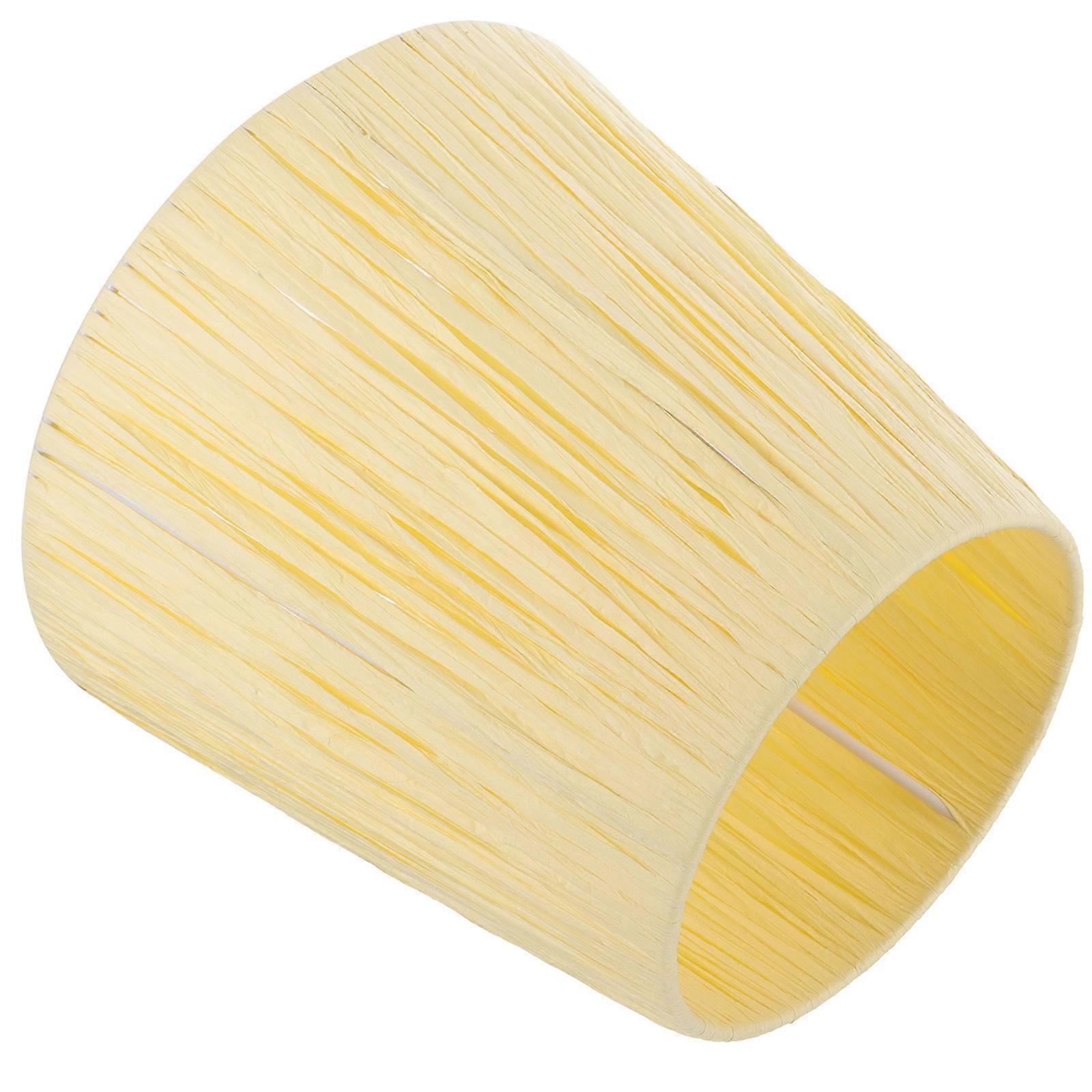 Lampshade Paper Decorative Lamp Shade Replacement For Floor Lamp Beige 17x16cm Eye- 1Pack