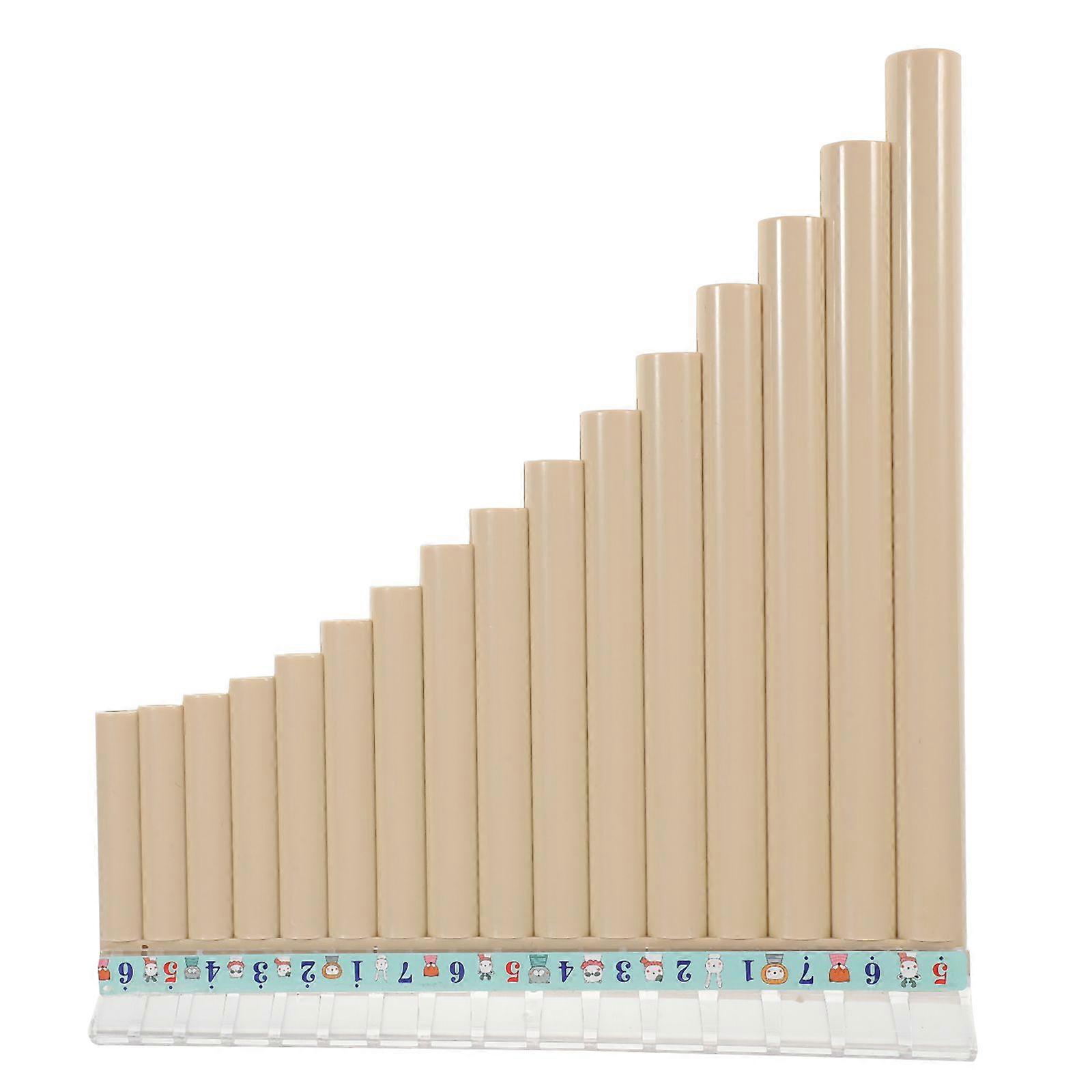 Pan Flute Panpipes C Key Pan for Beginners Students Musical Instrument