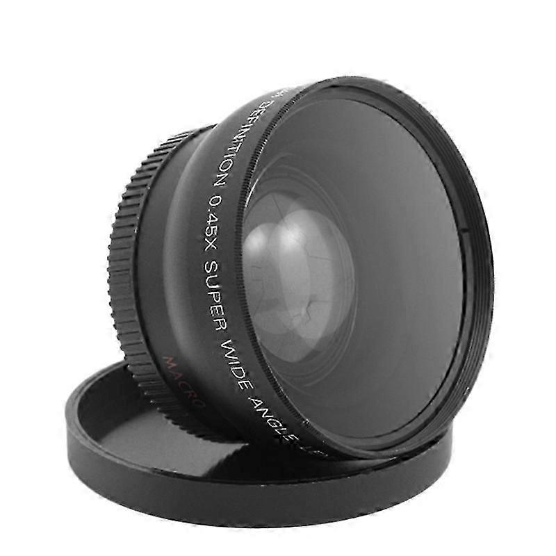 Wide Angle Lenses 0.45X 52Mm Wide Angle HD Lens Conversion Wide-Angle Camera Lens with Macro Lens