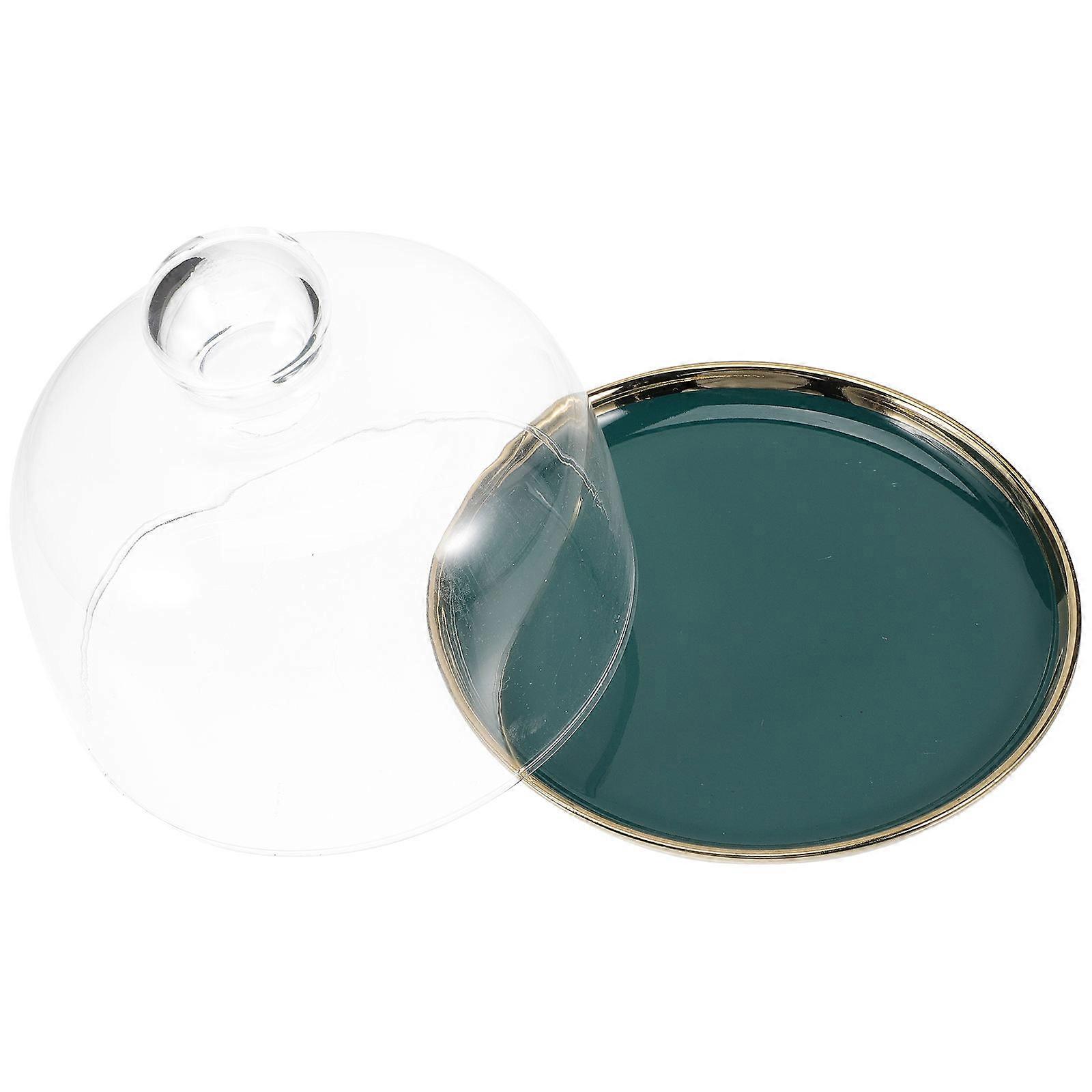 Display Cake Plates With Lid Ceramic Cake Stand Food Display For Weddings 1 Set
