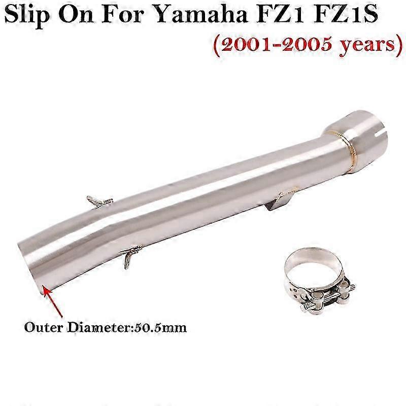 Motorcycle Exhaust Escape Muffler Connecting Middle Link Pipe for Compatible Models 2001-2005