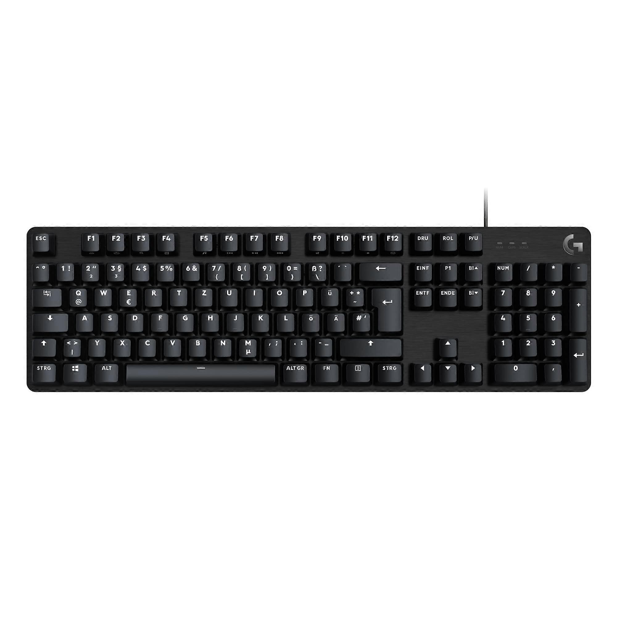 413 SE Mechanical Gaming Keyboard Backlight, Tactile Switches, AntiGhosting, German QWERTZ Black