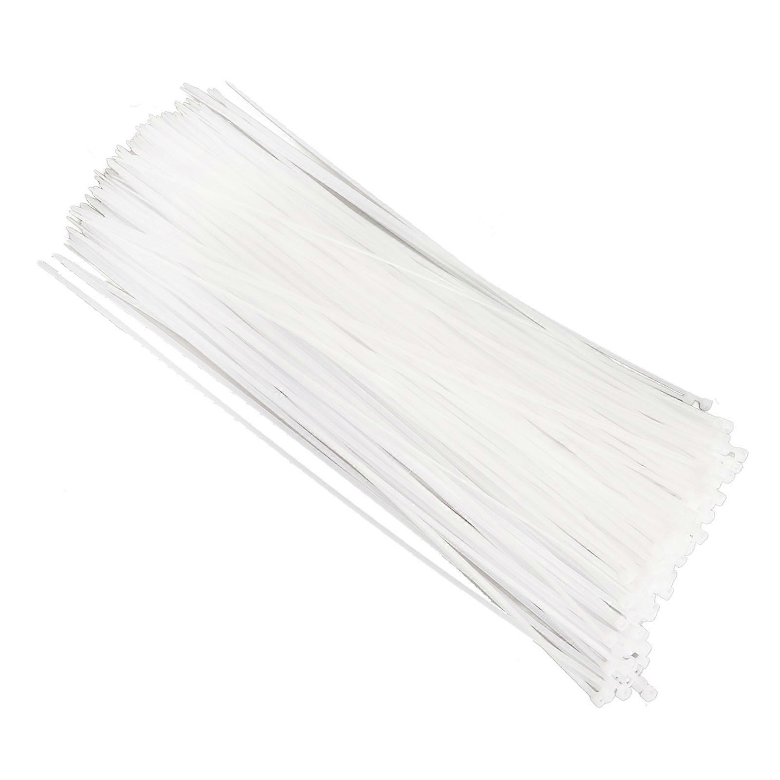 250 Pcs Nylon Cable Ties 11.8in Self-Locking Wire Organizers