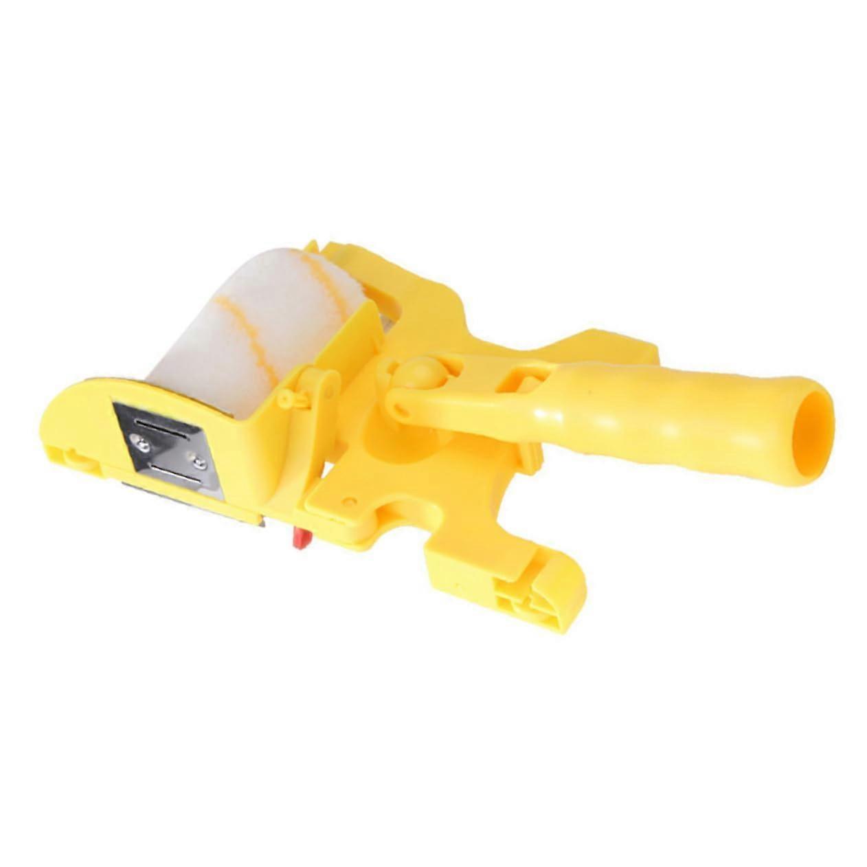 Wandmalerei Werkzeug Farbtrimmer Walzenpinsel Set mit Abnehmbarem Pinsel und Klappbarem Design für Präzise Anstriche