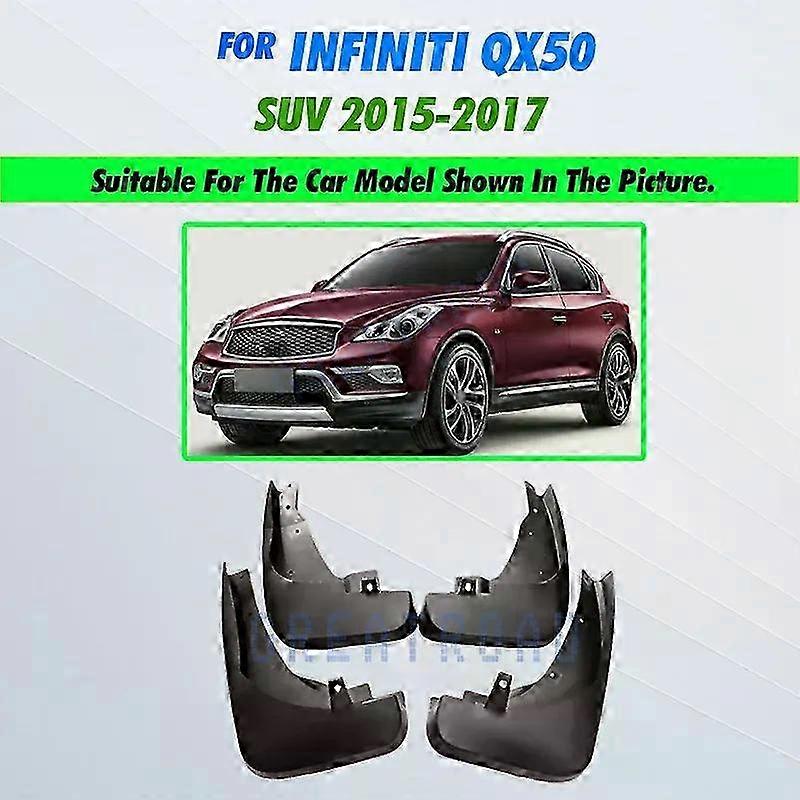 Car Mudflap for Suitable for Infiniti QX50 2009-2020 Fender Mud Guard Splash Flaps Accessories