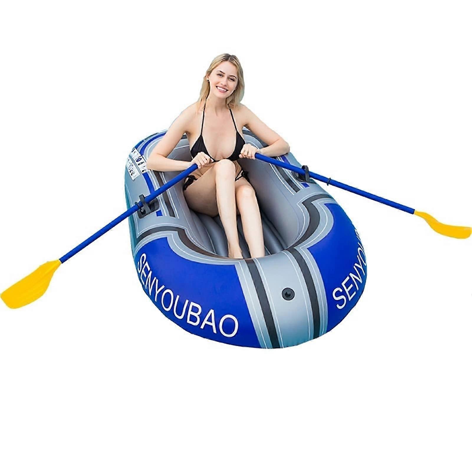 Kayak Foldable Inflatable Boat, 3Person Inflatable Boat, Portable Inflatable Boat, Thickened Inflatable Boat, 230 x 130 x 35 cm.