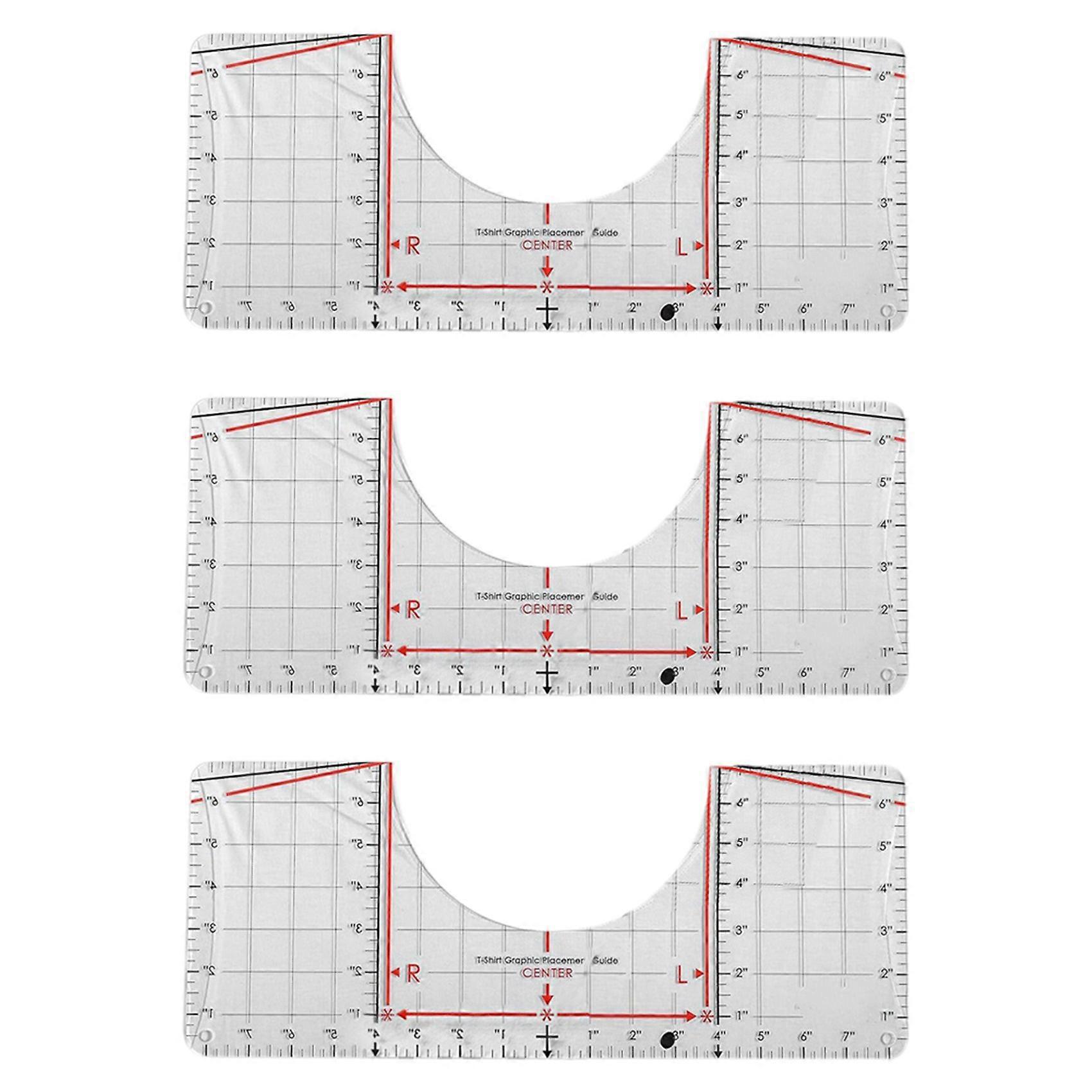 T-Shirt Ruler Guide for Vinyl Alignment and Centering Designs