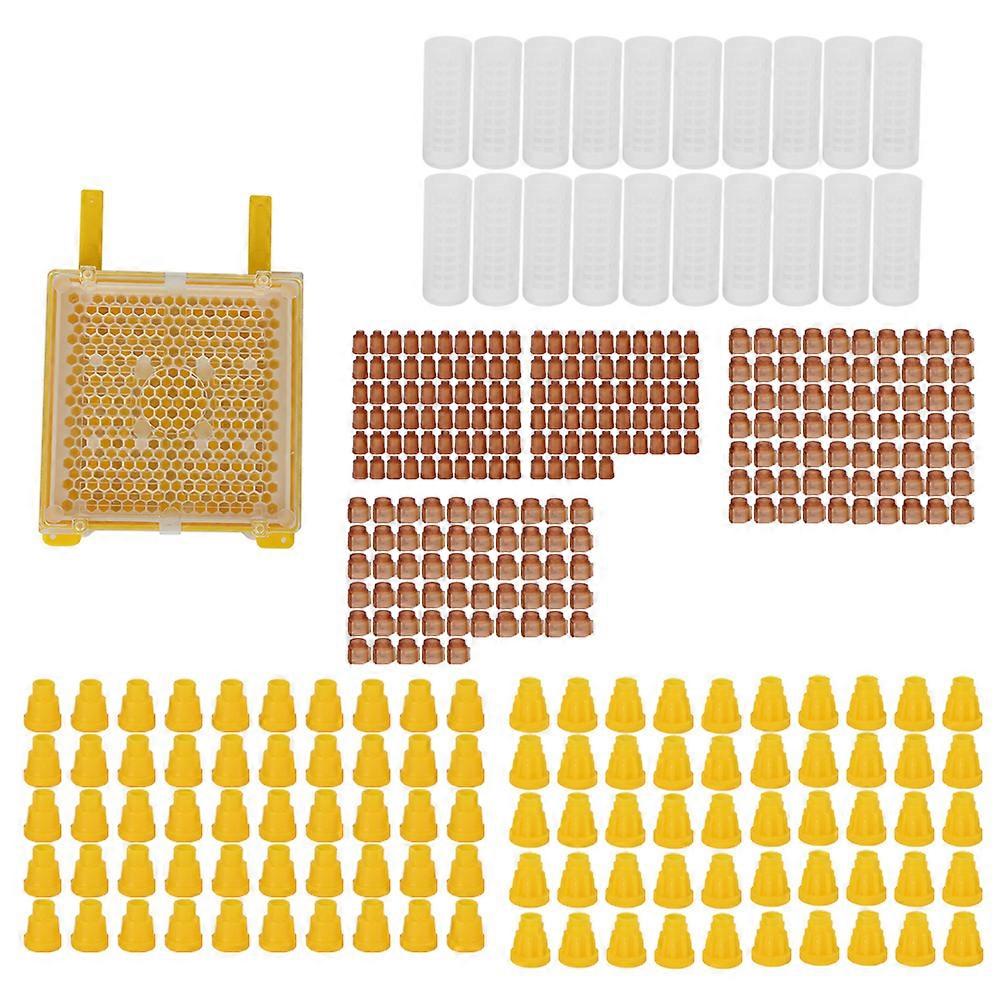 Queen Rearing Package Queen Cell Protective Cover Full Bee Breeding Set for Beekeepers