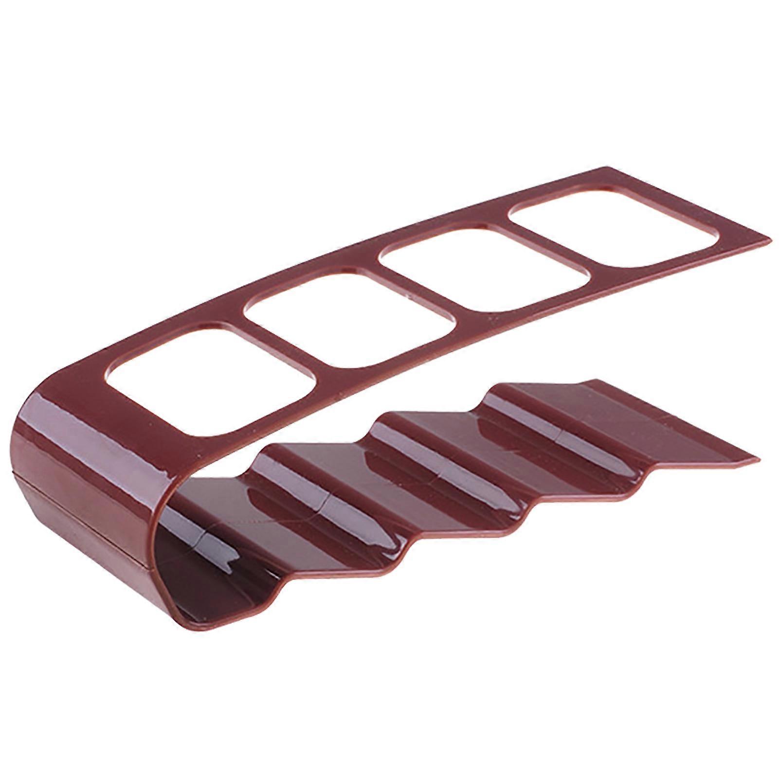 Control Holder with 4 Compartments Plastic Easily Accessible TV Remote Caddy for Media Accessories