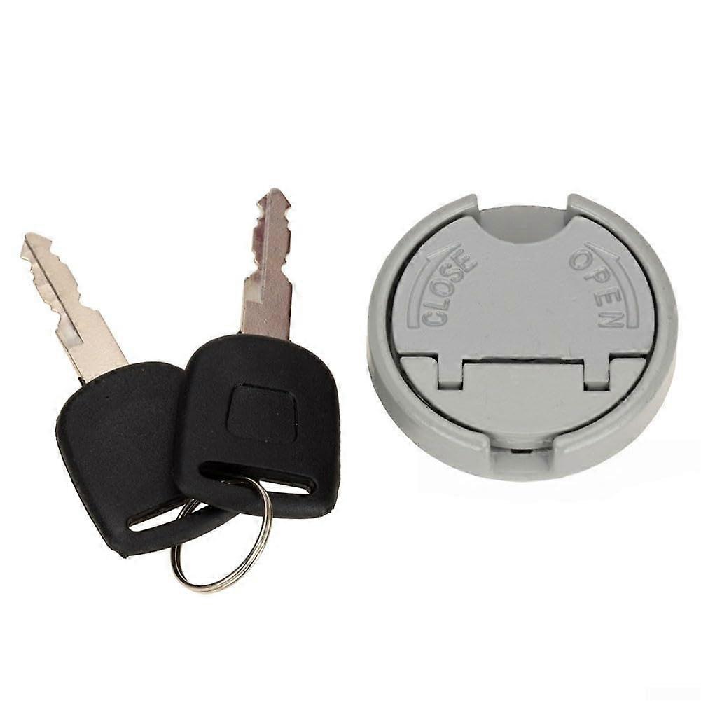 Secure fuel cap locking mechanism for all 50250CC displacement models