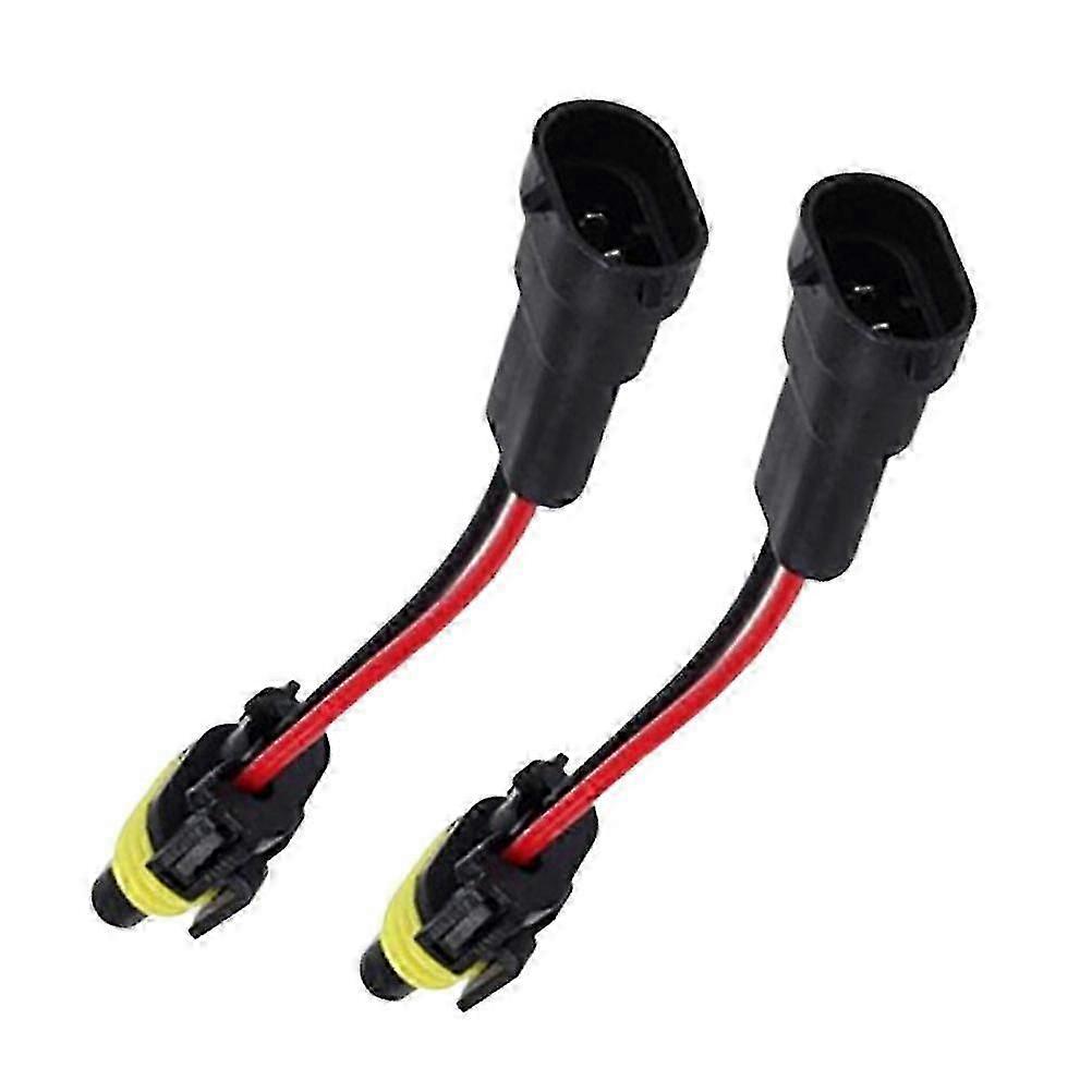 2Pcs H11 Wiring Harness Socket Car Wire Connector Cable Plug Adapter for HID LED Foglight Head Light Lamp Bulb Led Light