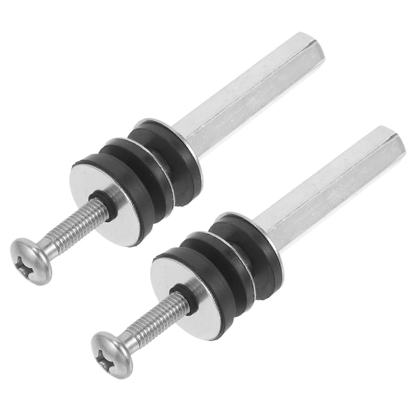 Toilet Seat Hardware Replacement Kit Secure Fastening Bathroom Installation 1Pair