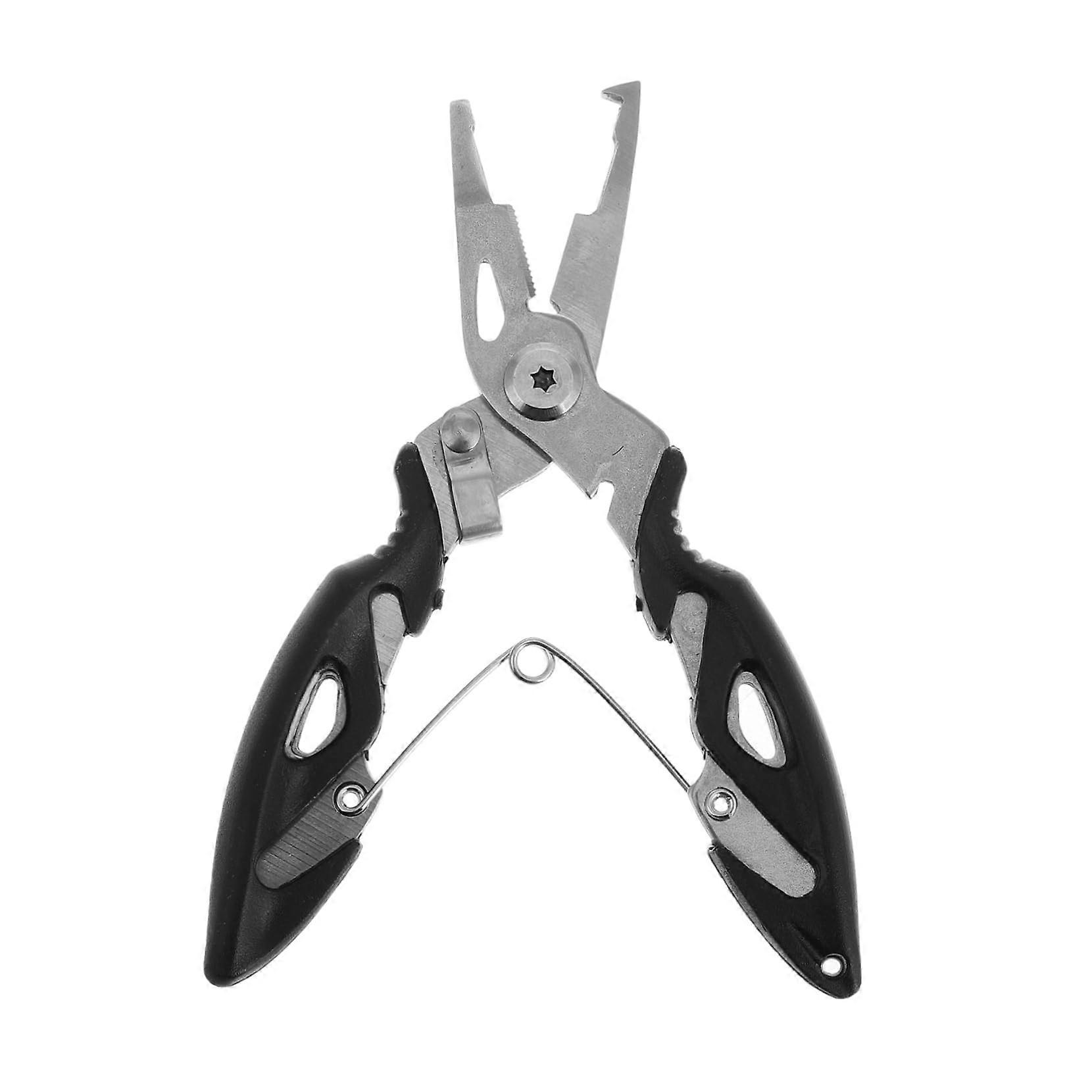 Anglerzange With Curved Head, Multifunctional Cutter for Fly Fishing, Portable and Lightweight Design