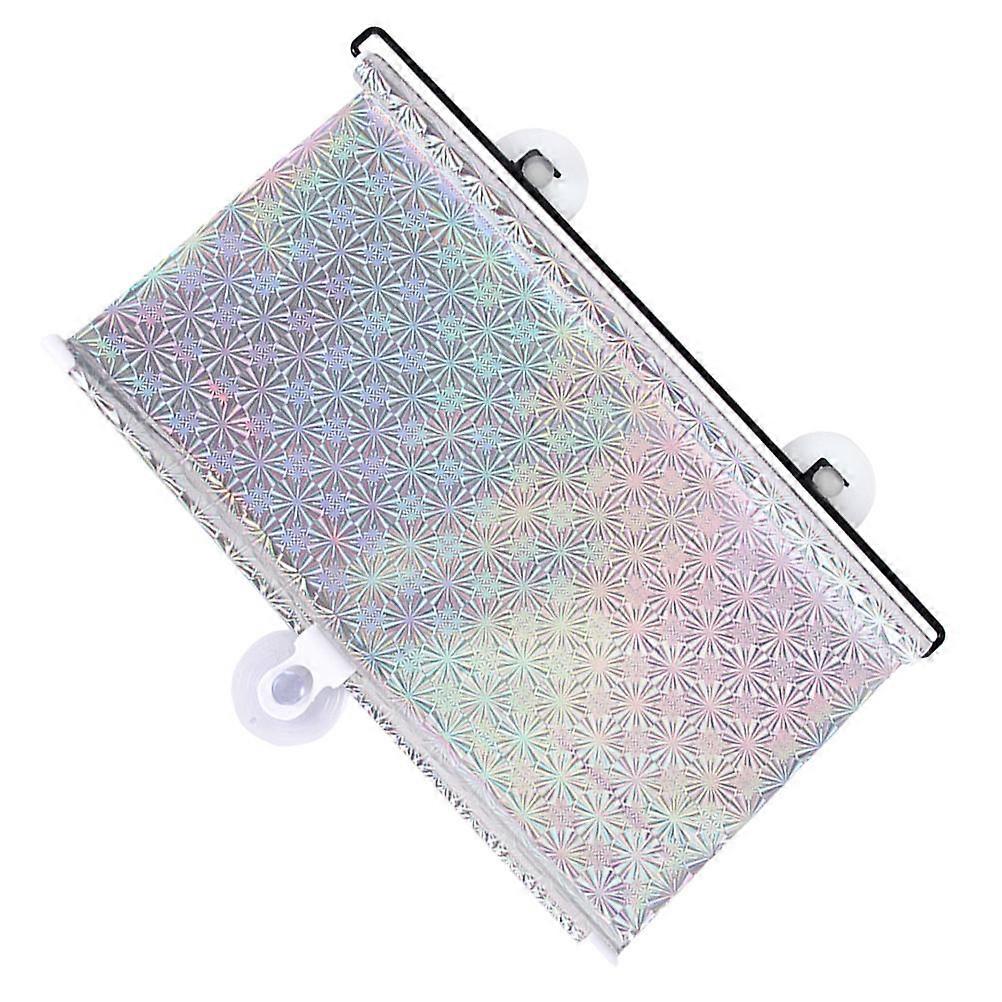 Automatic Winding Car Window Shade with Suction Cups UV Blocking Sun Protection Curtain for Side Windows, Easy Install, Stylish Design