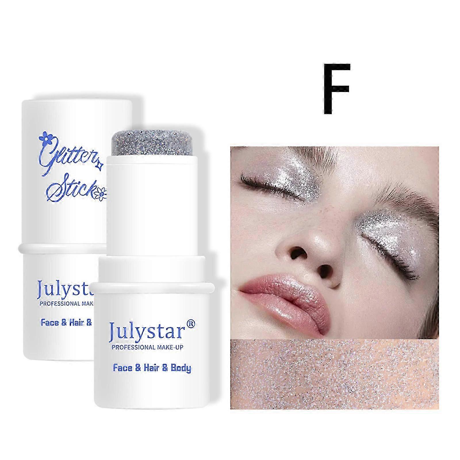 جل لامع مكتنزة لشعر الوجه والجسم ، عصا بريق للجسم ، جل لامع مكياج مقاوم للماء متعدد الاستخدامات