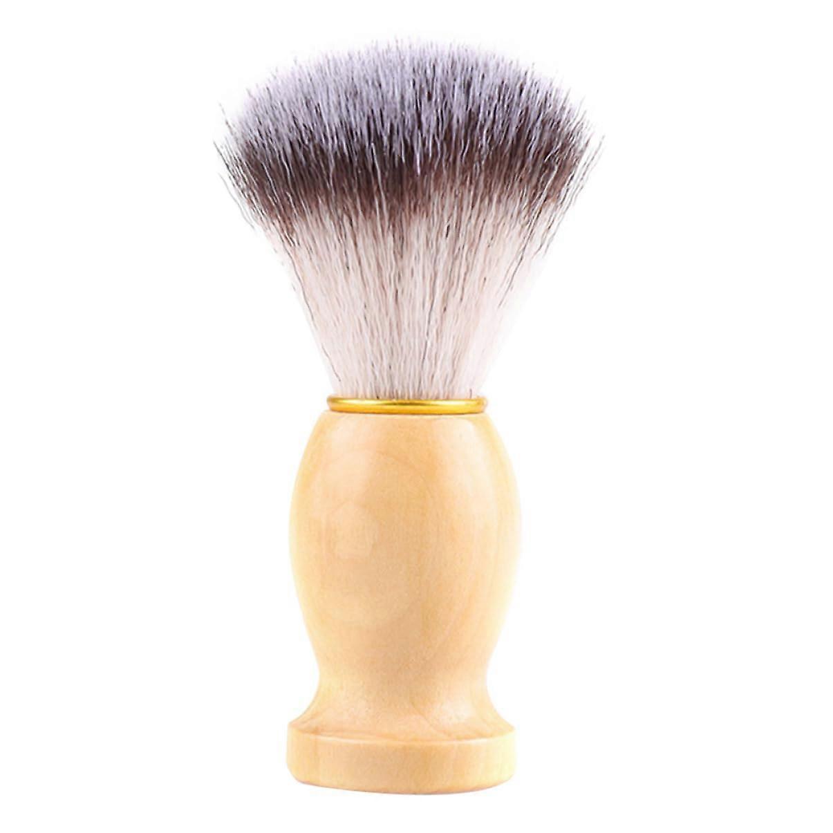 Shaving Brush with Wooden Handle Boar Bristles Beard Straightener Comb