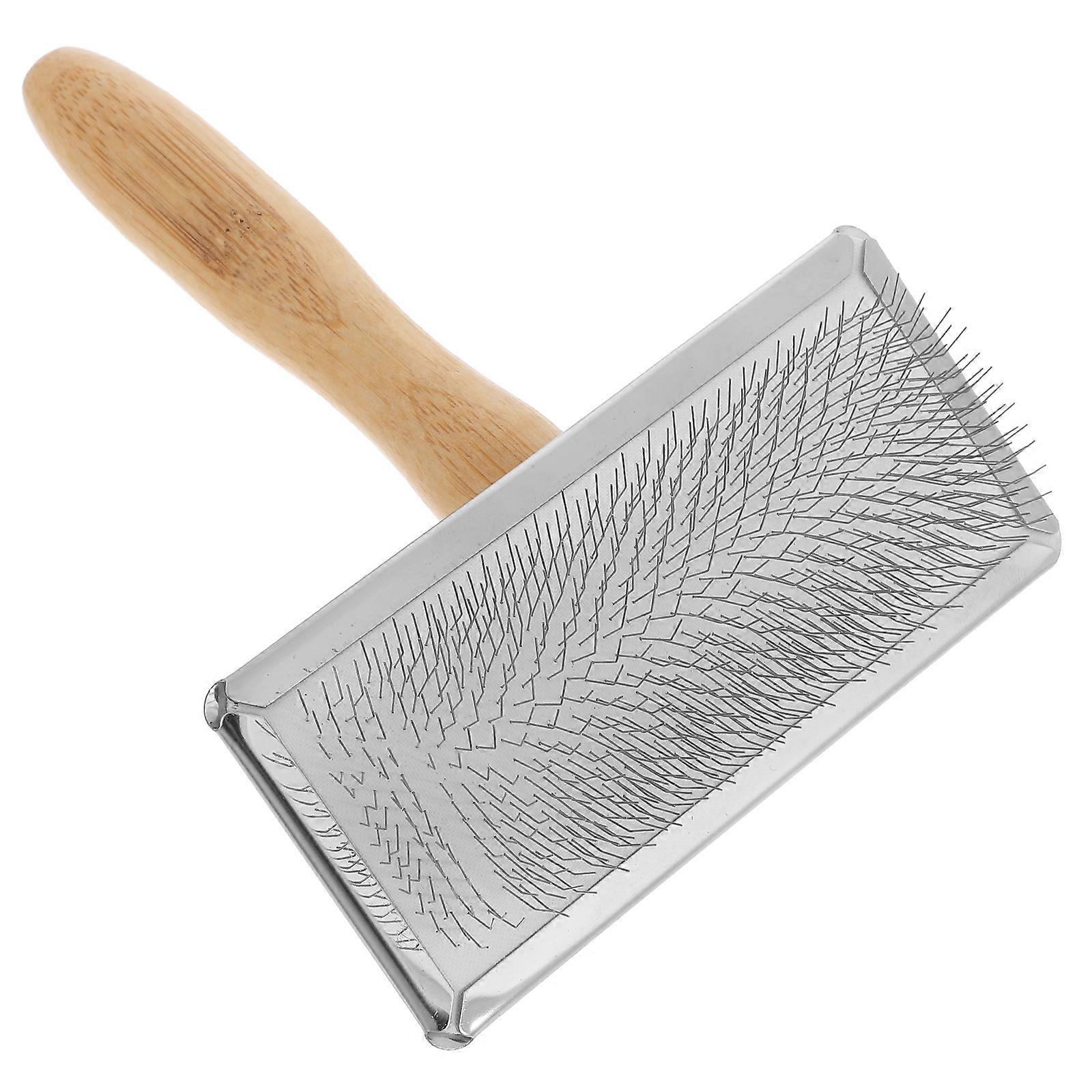 Wool Felting Needle Tools Felting Brush Craft Making Multi Color Wood Iron Fiber Alignment Artisans 6×4.6×1.1in
