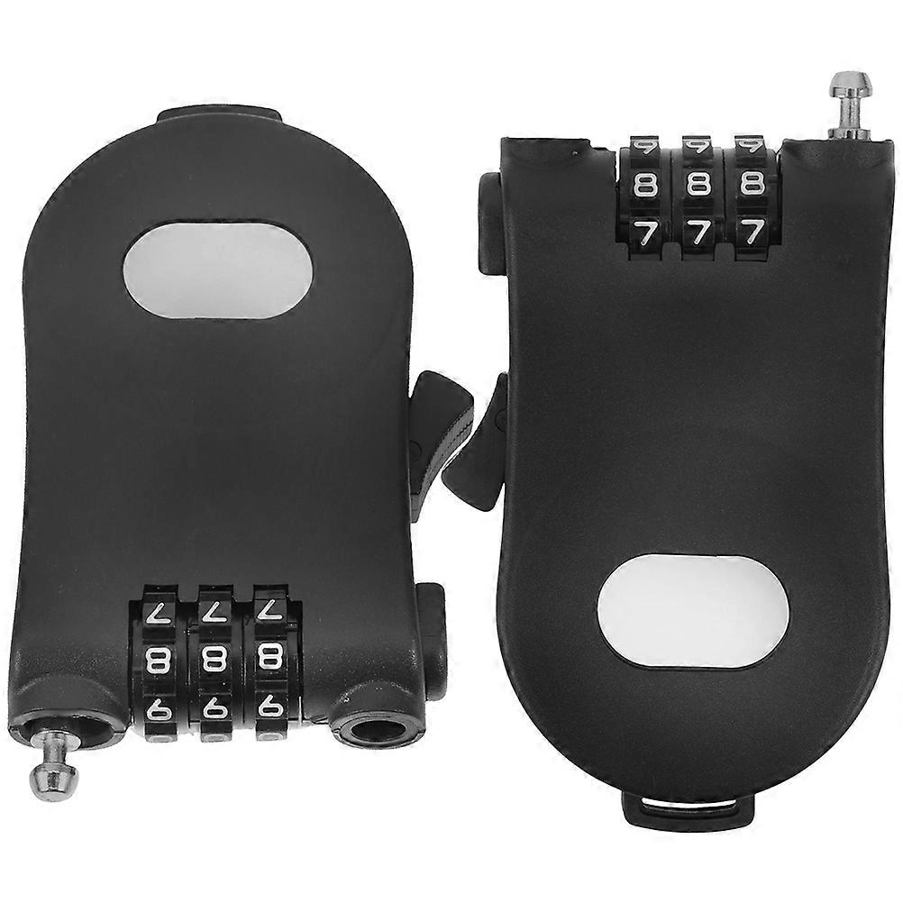 Compact Bike Lock Security Protection Cyclists Travel Lightweight 2Pcs