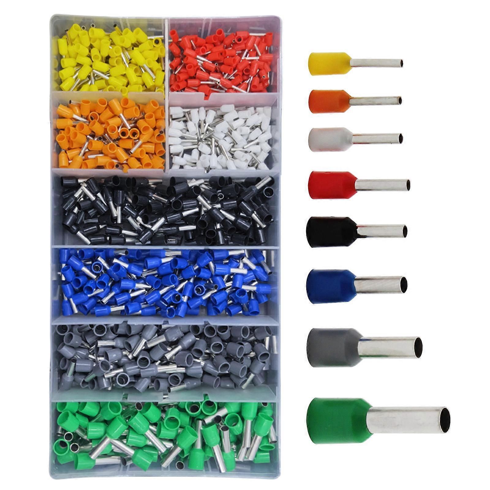 multifunction Wire Termination Set with 280pcs Insulated Ferrules in Multiple Size  Insulated Wire Ferrules Set for Secure Multicolor