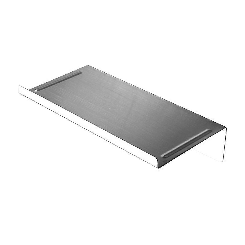 Stainless Steel Paper Roll Holder Classic Tissue Organizer with Phone Holder using Glue for Home Store Set
