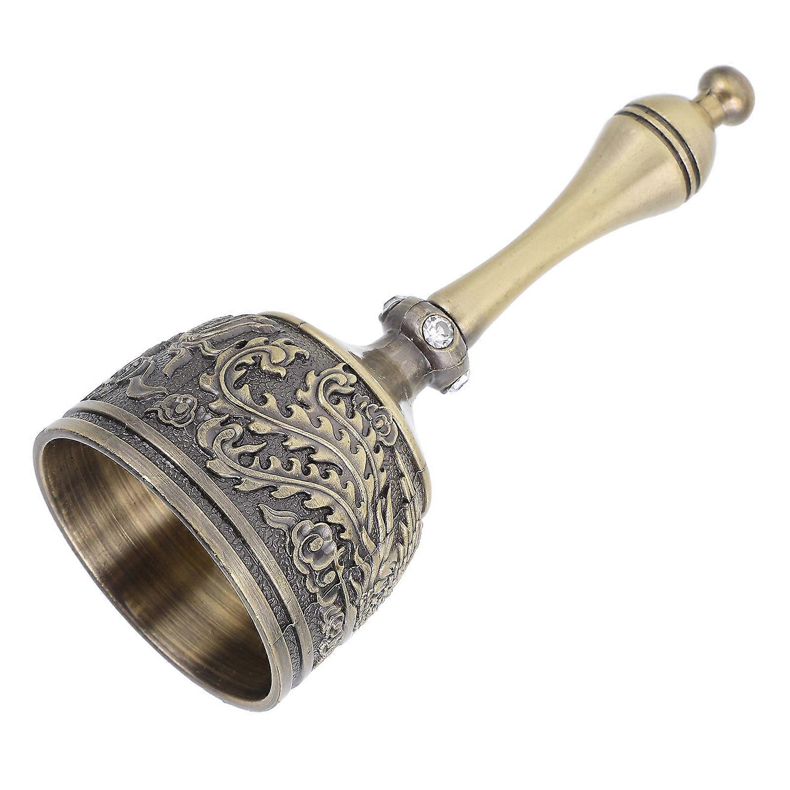 Elegant Dragon Phoenix Metal Hand Bell for Weddings, Yoga, Meditation – Ergonomic Handle, Distinctive Tone, Versatile Use for Hotels and Celebrations