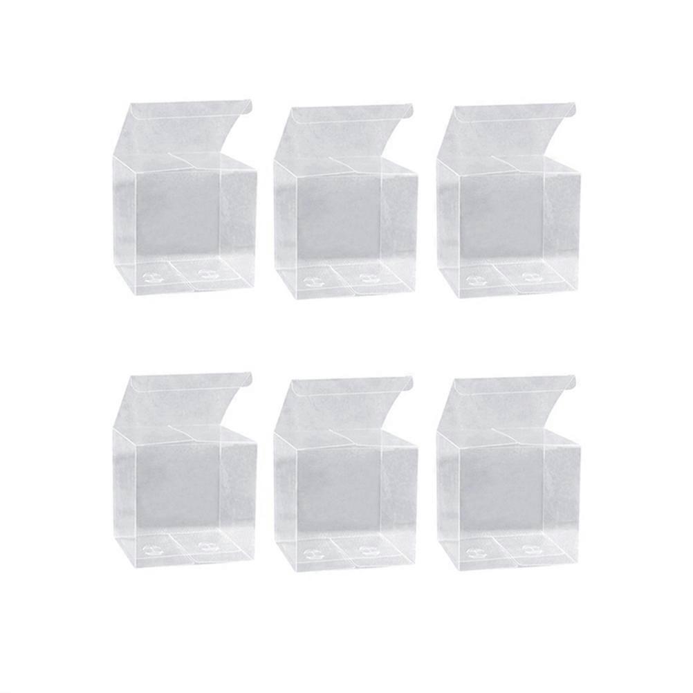 Small Box Transparent Organizer For Party Favors Christmas Baby Shower 5Cm X 5Cm X 5Cm 50Pcs