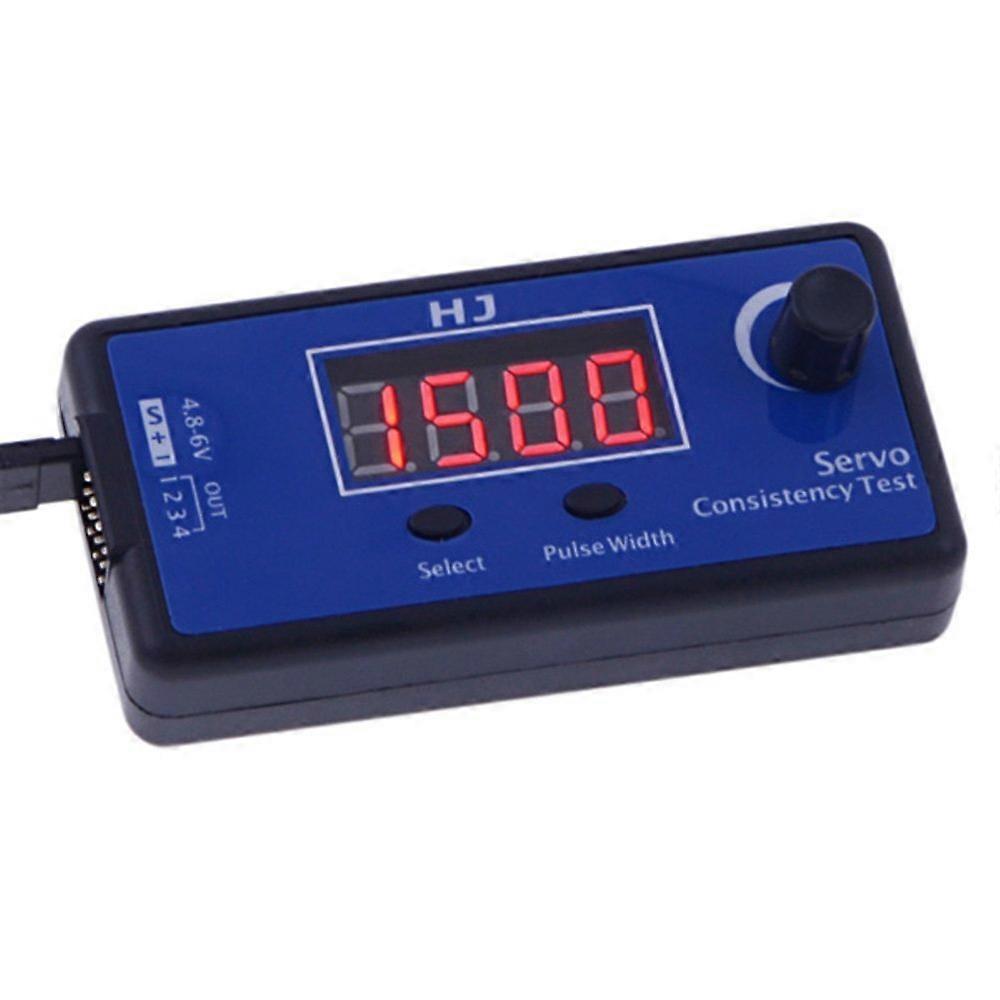 RC Servo Tester for ESC Consistency Testing, Compatible with RC Helicopters, Airplanes, and Cars