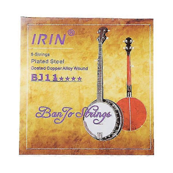 Banjo Strings 5-String Banjo Stainless Steel Coated Copper Alloy Wound Strings, Banjo Strings