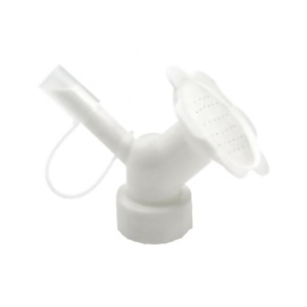 Portable sprinkler nozzle, double-use flower watering can, white