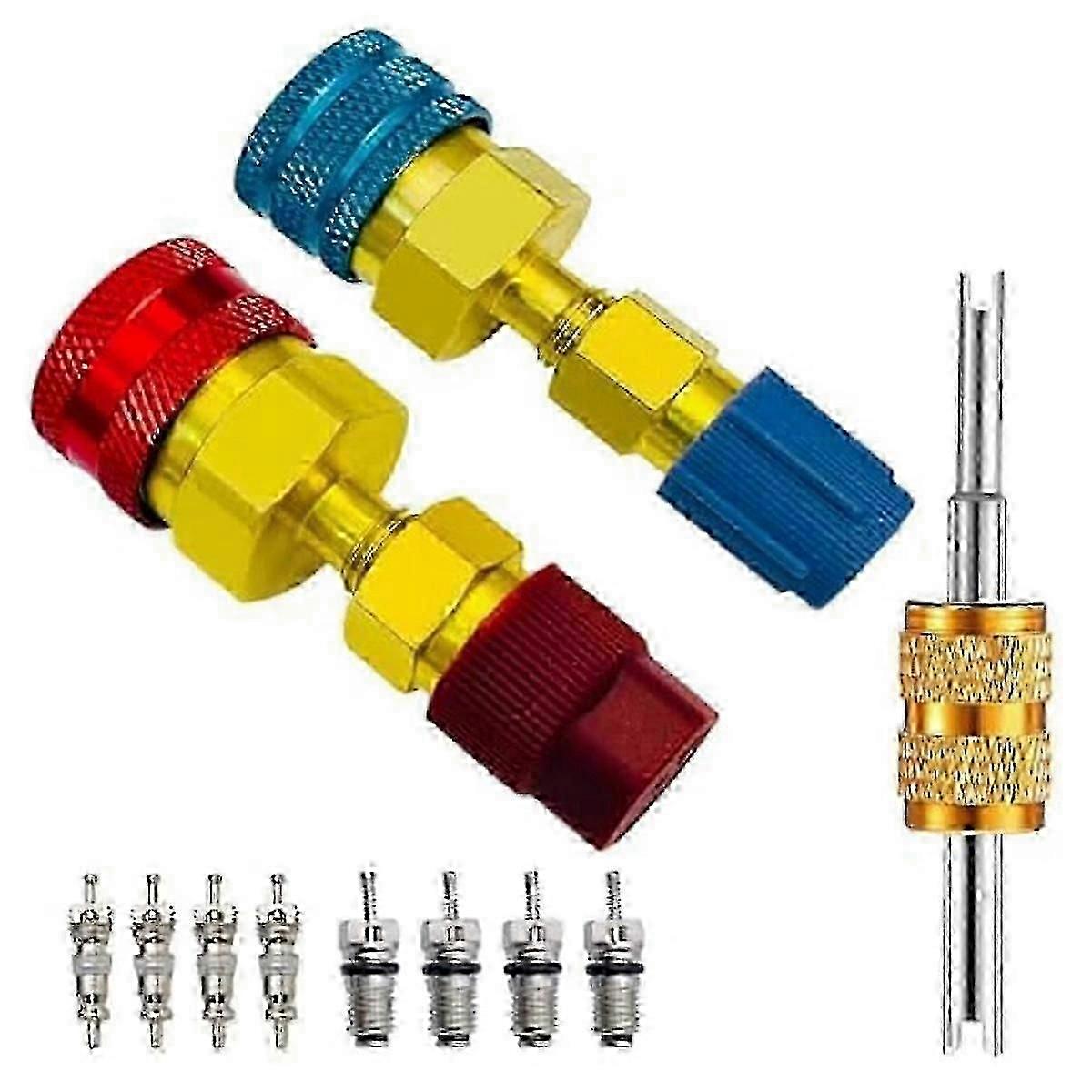 R1234YF Quick Coupler Kit,R1234yf to R134a Adapter