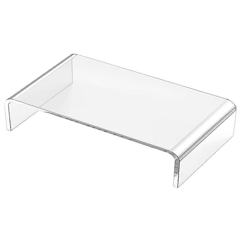 Desktop Acrylic Keyboard Support Monitor Stand for Computer Storage