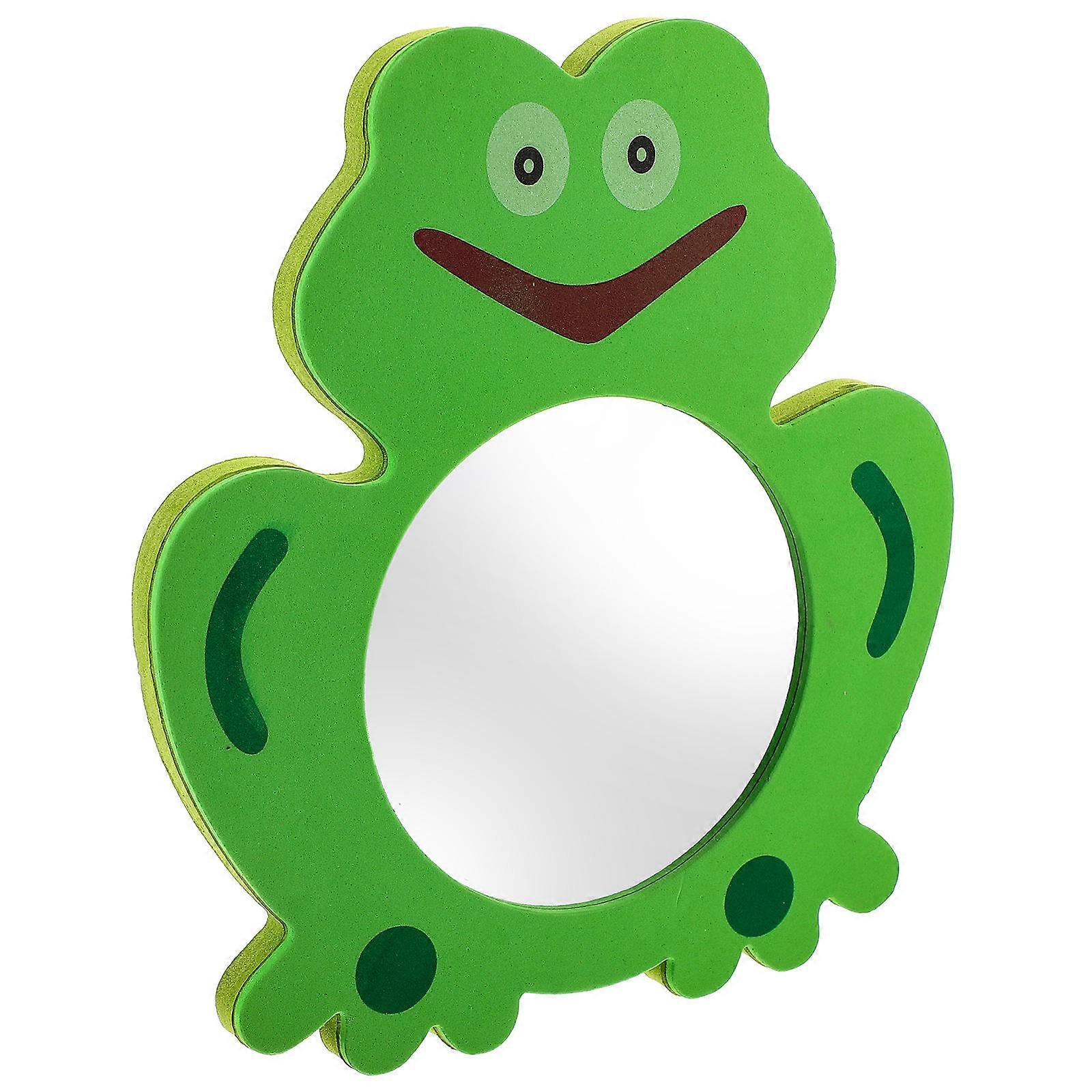 1Pc Kid Bath Toy EVA Cartoon Mirror Bathing Plaything Creative Green Design Water Toy Educational Toy